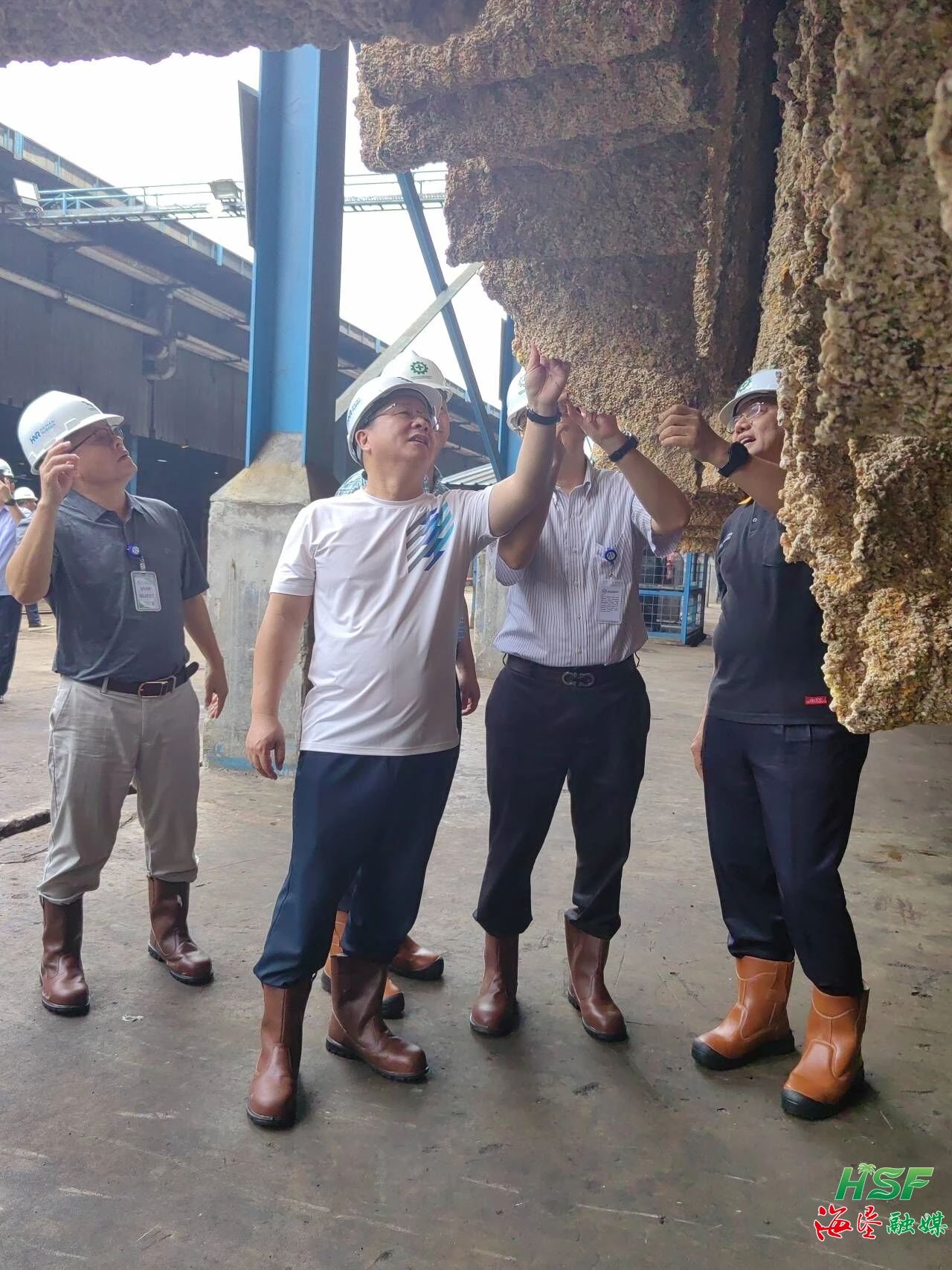 包洪文一行調(diào)研合盛農(nóng)業(yè)SGO加工廠。